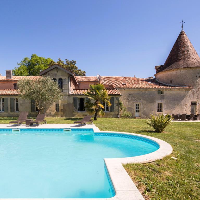 Bed and Breakfast Chateau De Puyrigaud Léoville Exteriér fotografie