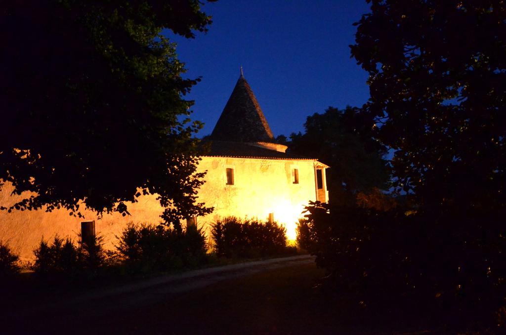 Bed and Breakfast Chateau De Puyrigaud Léoville Exteriér fotografie